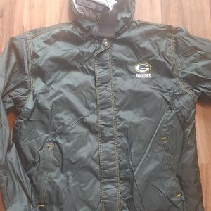 Green Bay Packers Jacket Full-Zip Up Windbreaker